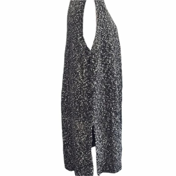 Kensie Black Combo CottonTweed Sweater Vest XS - Picture 6 of 10